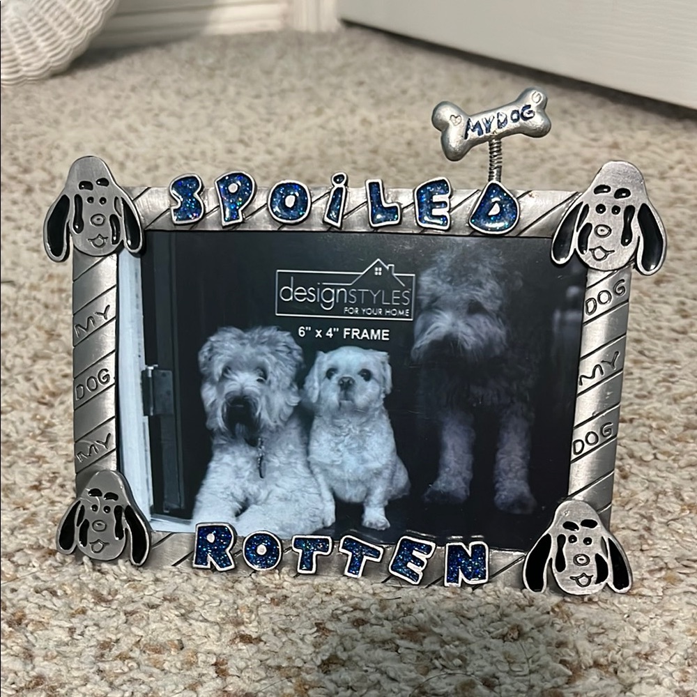 Spoiled Rotten Dog PictureFrame